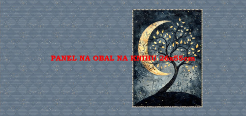 Panel na obal na knihu - bavlna