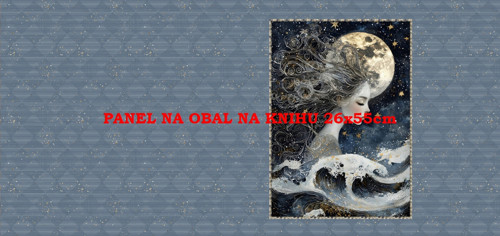 Panel na obal na knihu - bavlna