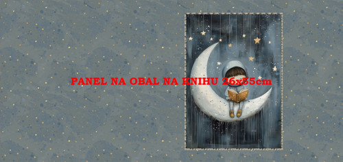 Panel na obal na knihu - bavlna