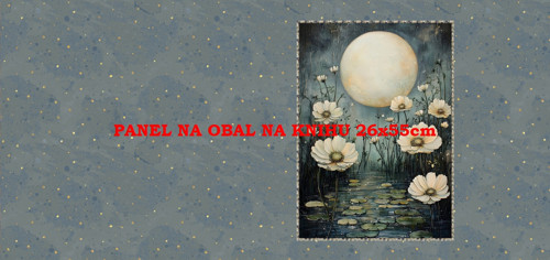 Panel na obal na knihu - bavlna