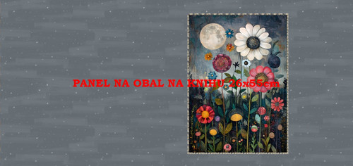 Panel na obal na knihu - bavlna