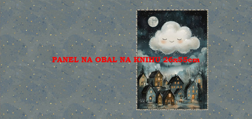 Panel na obal na knihu - bavlna