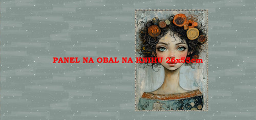 Panel na obal na knihu - bavlna