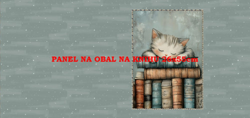 Panel na obal na knihu - bavlna