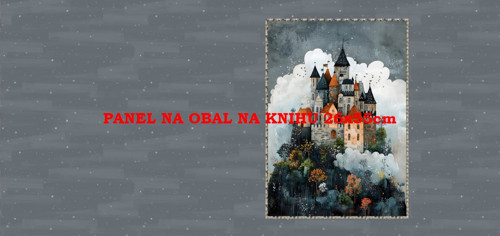 Panel na obal na knihu - bavlna