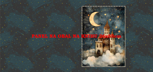Panel na obal na knihu - bavlna