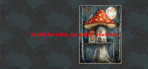 Panel na obal na knihu - bavlna