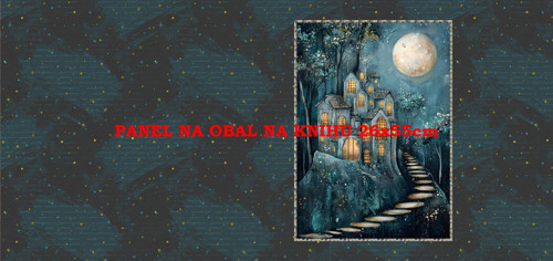Panel na obal na knihu - bavlna