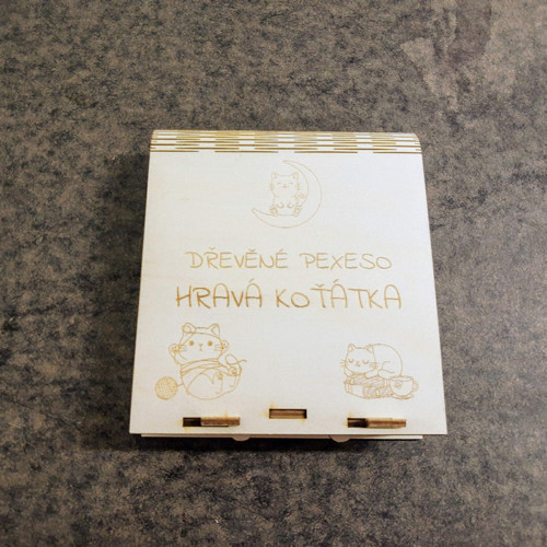 Dřevěné pexeso Hravá koťátka