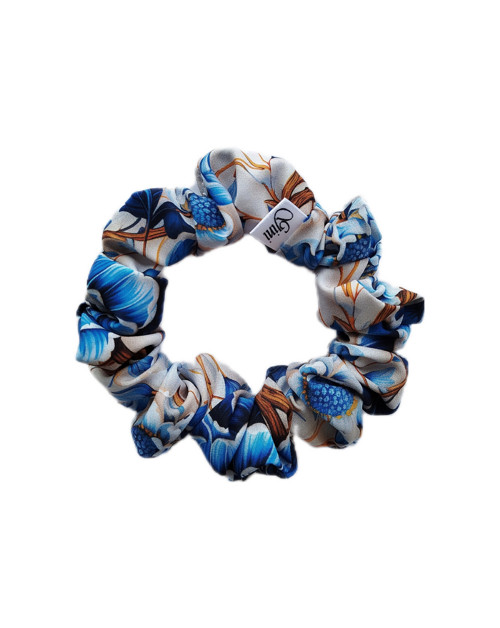 Gini HEDVÁBNÁ scrunchie S - BLUPELA PLAUA
