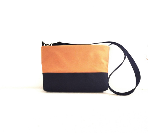 Hnědo-černá kabelka/crossbody