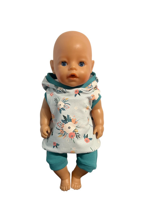 Letný set pre Baby Born 43 cm - kvety 1