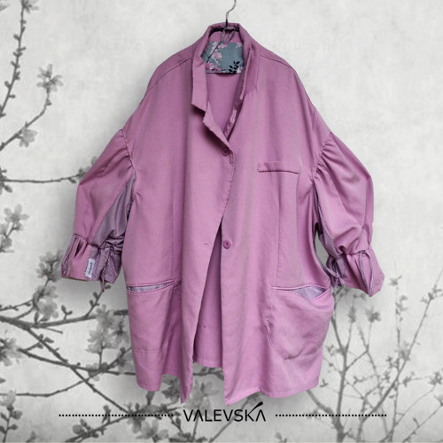 Primavera, oversize lehké eko sako — foto 1