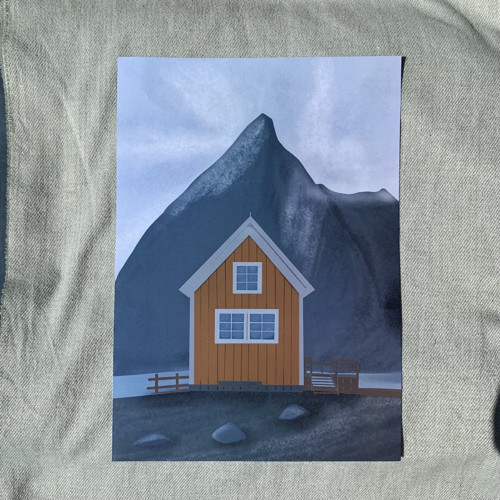Domek v Sakrisøy, Lofoty