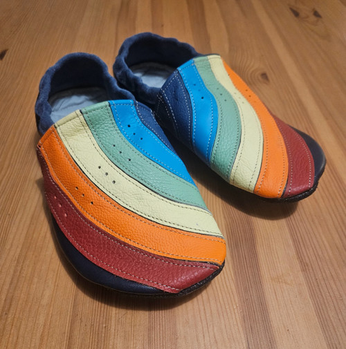 Kožené perforované capáky vel. 28cm