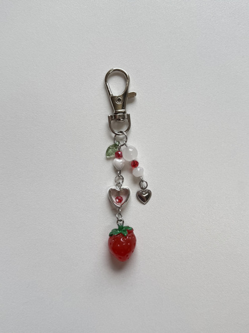 Strawberry keychain
