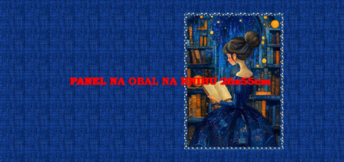 Panel na obal na knihu - bavlna — foto 1