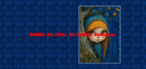 Panel na obal na knihu - bavlna