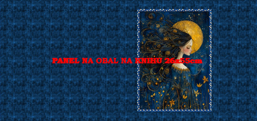Panel na obal na knihu - bavlna