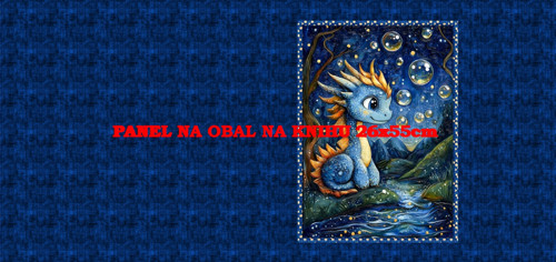 Panel na obal na knihu - bavlna
