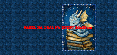 Panel na obal na knihu - bavlna