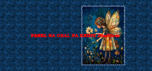 Panel na obal na knihu - bavlna