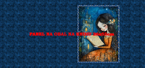 Panel na obal na knihu - bavlna