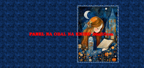 Panel na obal na knihu - bavlna