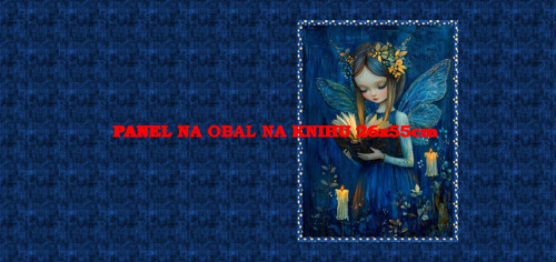 Panel na obal na knihu - bavlna