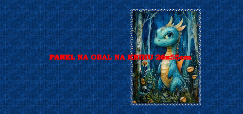 Panel na obal na knihu - bavlna