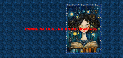 Panel na obal na knihu - bavlna