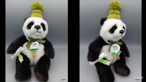 Miminko panda zelená