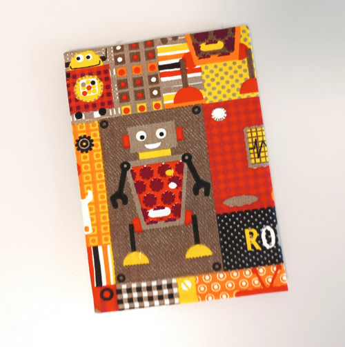 Obal na očkovací průkaz - Roboti