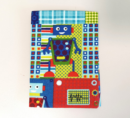 Obal na očkovací průkaz - Roboti