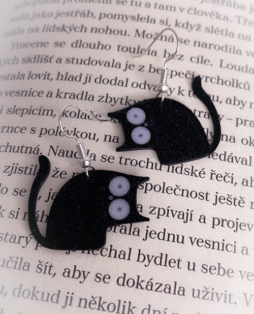 Náušnice kočičí