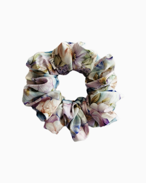 Gini HEDVÁBNÁ scrunchie M- PARADISE