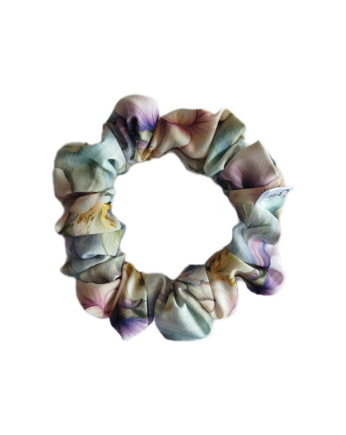 Gini HEDVÁBNÁ scrunchie S - PARADISE
