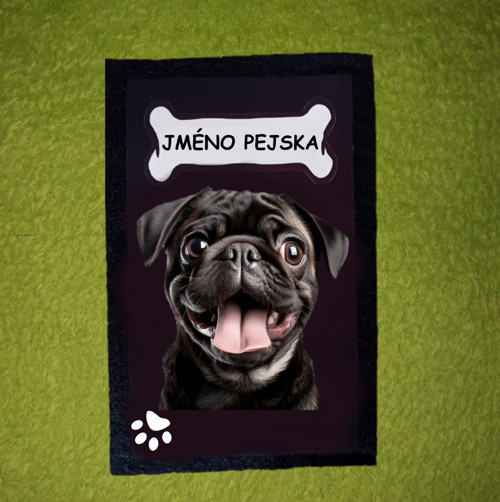 Mops Pouzdro Na Očkovací Průkaz Se Jménem