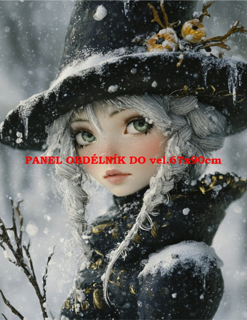 Bavlněný panel - varianty velikostí / 11x15 cm
