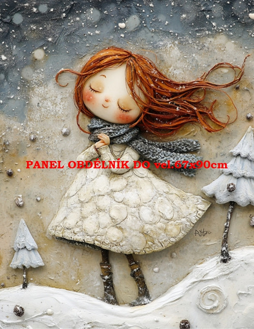 Bavlněný panel - varianty velikostí / 11x15 cm