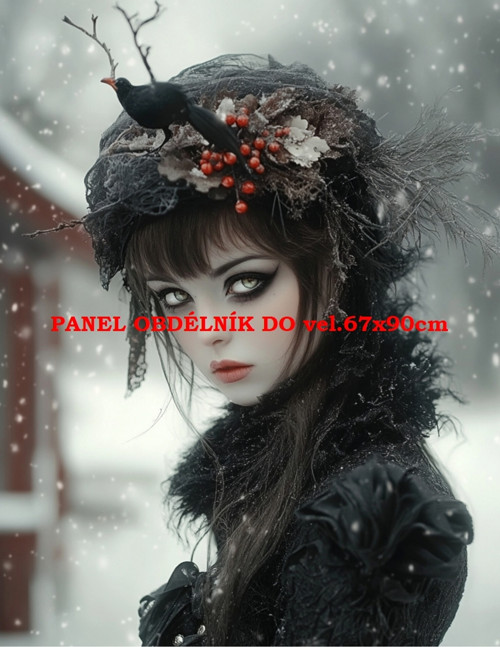 Bavlněný panel - varianty velikostí / 11x15 cm