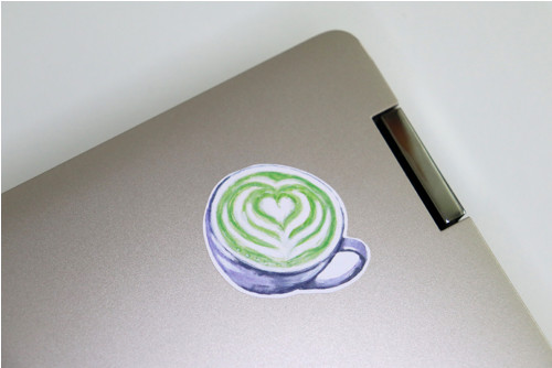 Matcha je láska - vinylová samolepka