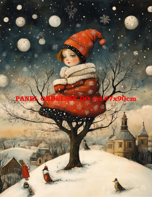 Bavlněný panel - varianty velikostí / 11x15 cm