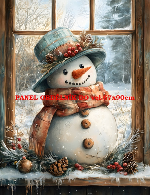 Bavlněný panel - varianty velikostí / 11x15 cm