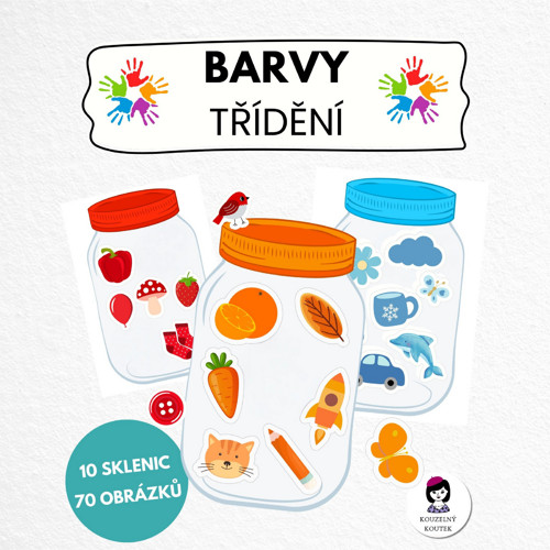 Barvy|třídění|skládačka|Quiet book|Busy book