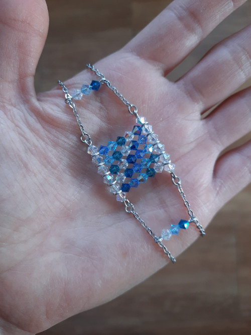 Náramek Nebe - Swarovski - chirurgická ocel