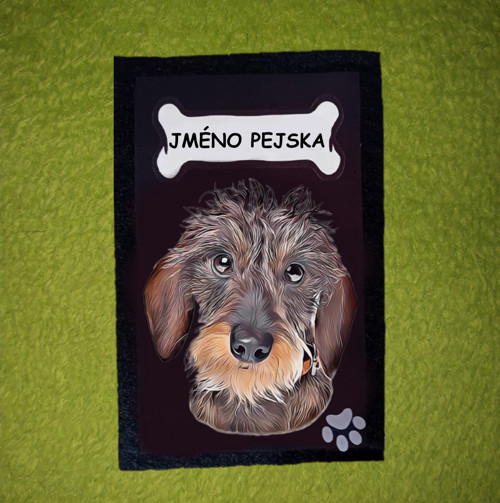 Jezevčík Pouzdro Na Očkovací Průkaz Se Jménem