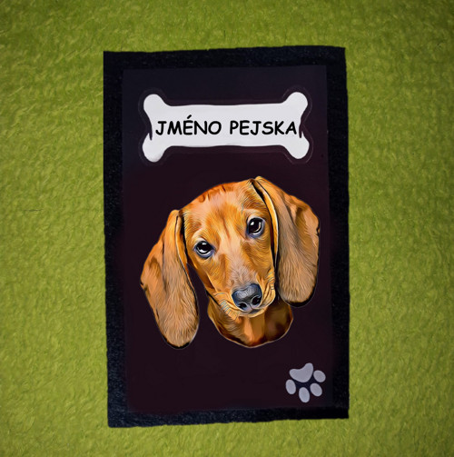 Jezevčík Pouzdro Na Očkovací Průkaz Se Jménem
