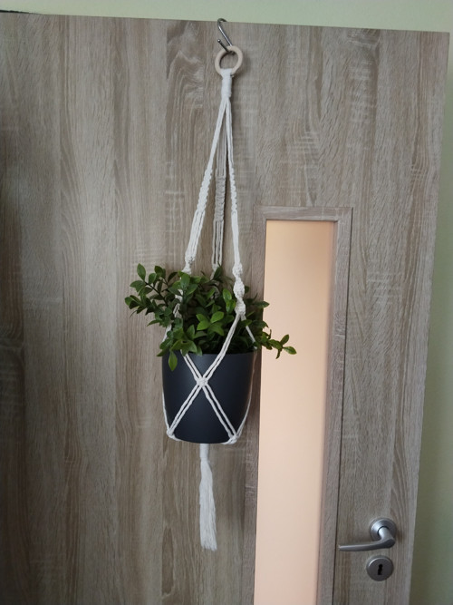 Macrame zaves na kvetinu 2