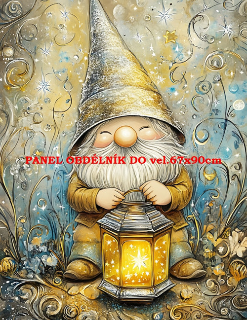 Bavlněný panel 19x25 cm skladem